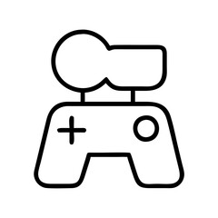 games icon, games line art - simple line art of games, perfect for games logos and icons and themed design 