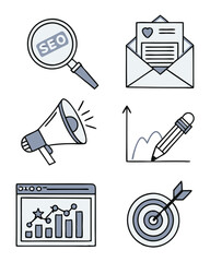 Digital Marketing Icons