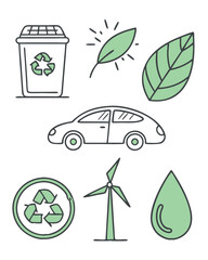 Eco-Friendly Icons