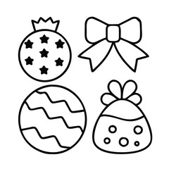Christmas-elements-icon-set-silhouette-vector