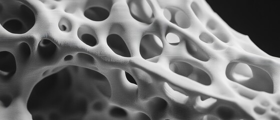 Detailed view of 3D printed texture showcasing layered plastic and intricate patterns
