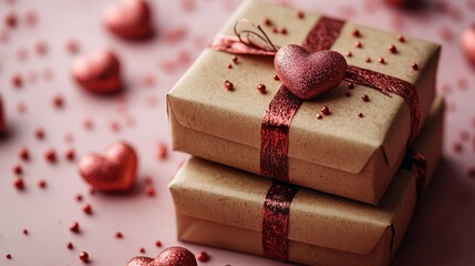 Heartfelt Valentine's Day gift wrapped in love and charm