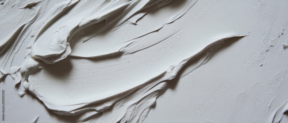 Poster Exploration of brush strokes creating texture on a canvas with varying patterns and depth