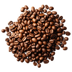 Obraz premium Coffee bean background cafe white grain food espresso drink seed texture falling fly. Bean coffee background cafe white grain food espresso drink seed texture falling fly view whole top cappuccino air