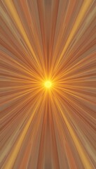 Obraz premium Abstract Radiating Light Brown Gold Hues