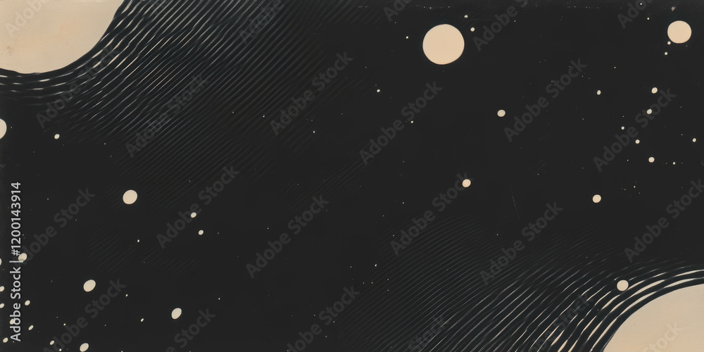 Poster grunge halftone overlay texture with faded dots and vintage feel on a black background
