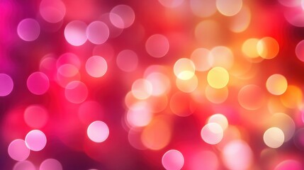Fototapeta premium Abstract bokeh background in warm hues