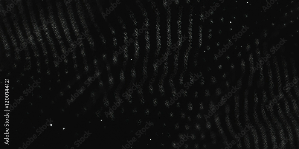 Poster grunge halftone overlay texture with ink splatter on a black background for artistic effect