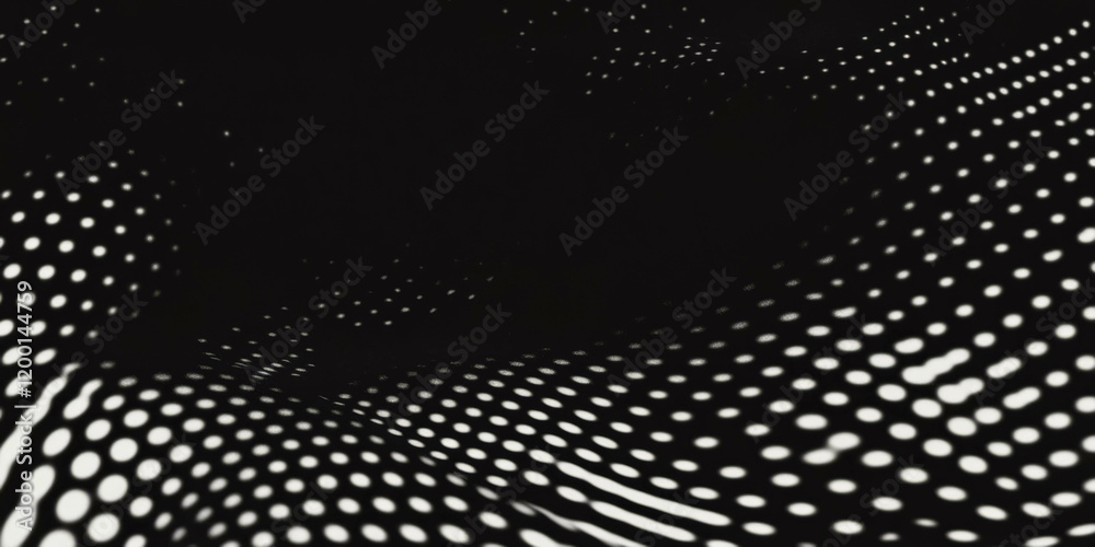 Aufkleber grunge halftone texture featuring rough dots and a vintage look on a black background