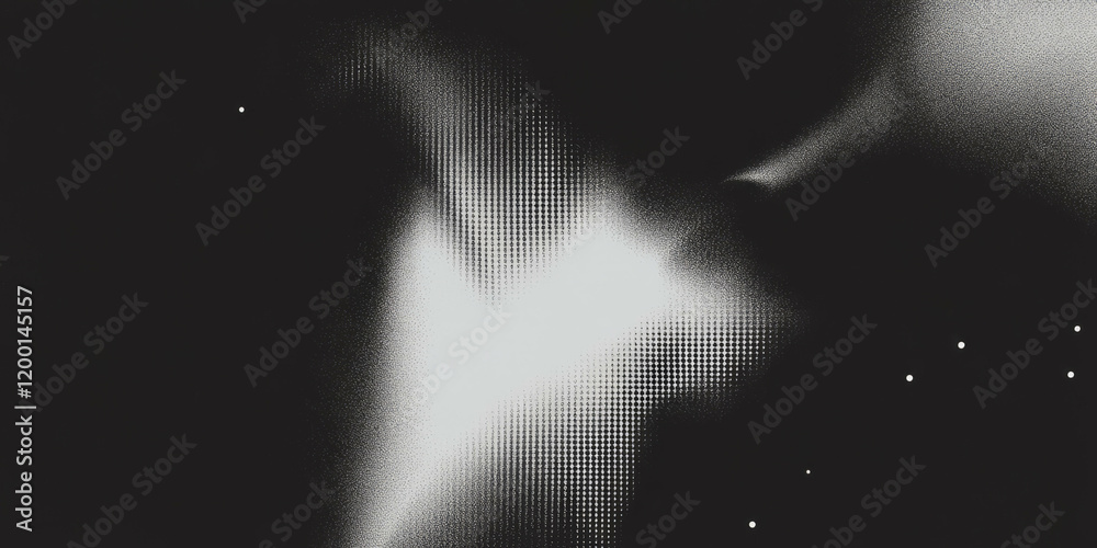 Aufkleber grunge halftone texture with subtle integration on a black background