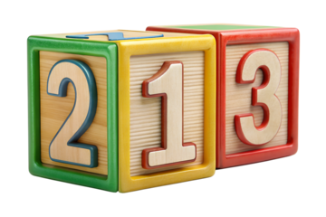 wooden blocks with numbers