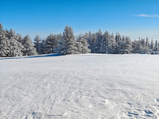 Winter Landscape of Vitosha Mountain, Bulgaria