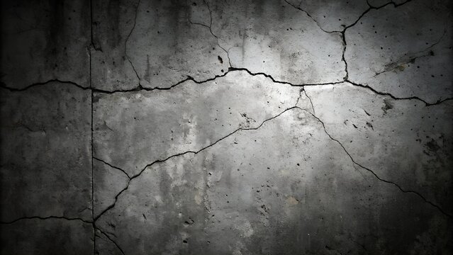 Alter Hintergrund mit Rissen - Betan Wand alt und verwittert