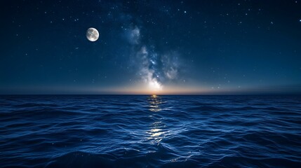 Stunning seascape with sea water view and great sky