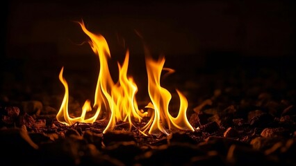 Fire flames background