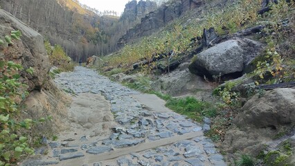 mountain river in the mountains