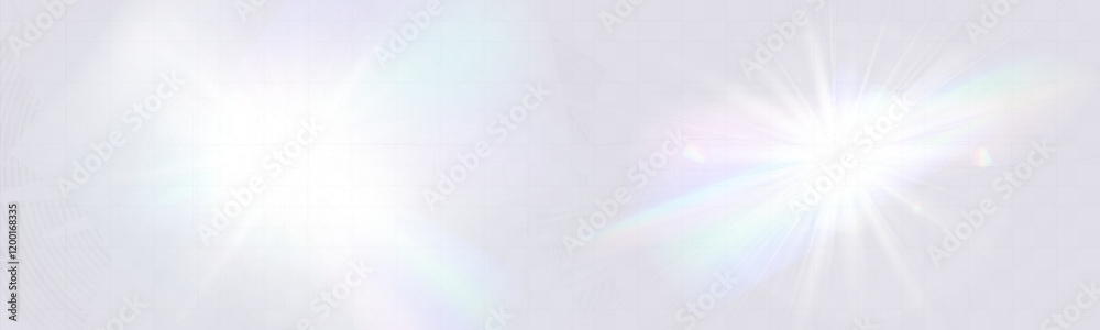 Poster bright glowing light burst with soft edges and subtle rays on a transparent background, suitable for