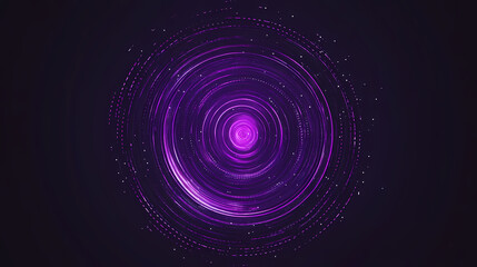 Purple cosmic vortex with stars. Cosmic Space Vortex. Illustration