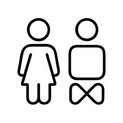 pictograms icon, pictograms line art - simple line art of pictograms, perfect for pictograms logos and icons and themed design 