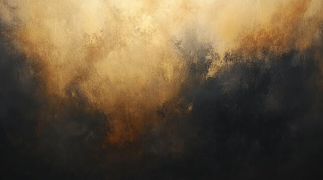 Modern black and gold gradient background with a blurred effect symbolizes sophistication and clarity. The empty space on the side evokes possibilities, focus, and professional innovation.
