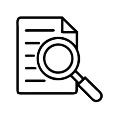 search icon, search line art - simple line art of search, perfect for search logos and icons and themed design 