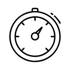 speed clock icon, speed clock line art - simple line art of speed clock, perfect for speed clock logos and icons and themed design 