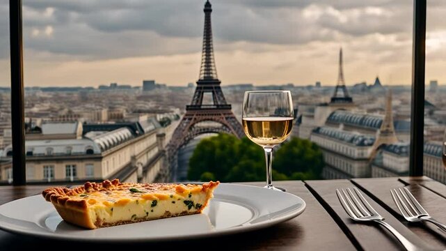 Quiche in Paris.