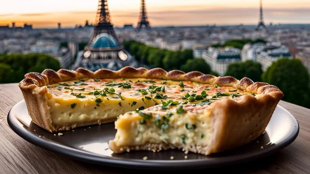 Quiche in Paris.