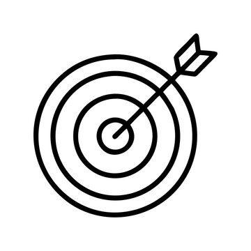 recommend clip art: target bullseye with arrow icon, target bullseye with arrow line art - simple line art of target bullseye with arrow, perfect for target bullseye with arrow logos and icons and themed design 
