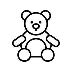 toys icon, toys line art - simple line art of toys, perfect for toys logos and icons and themed design 