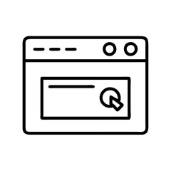 ui web icon, ui web line art - simple line art of ui web, perfect for ui web logos and icons and themed design 