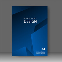 Design cover modern with blue Background. for cover book. Annual report. Brochure template, Poster, catalog. Simple Flyer promotion. magazine. Vector illustration