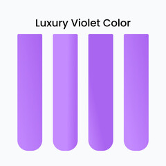 Color palette of bright scarlet violet purple. Gradation color harmony in printing, interior, clothing. purple gradient. purple color Pallete. luxury purple color.