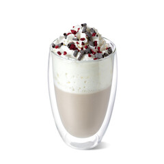 coffee drink on white background