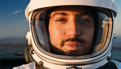 Generated image Generated image High resolution close up of an astronaut
