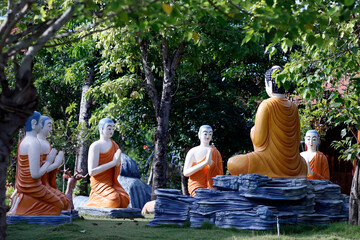 Thien Truc buddhist pagoda. The Life of the Buddha, Siddhartha Gautama. The Buddha preached His...