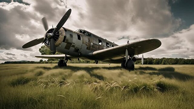 Old plane from the First World War.