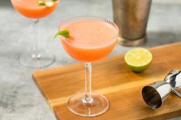 Refreshing Cold Mezcal Great Silence Cocktail