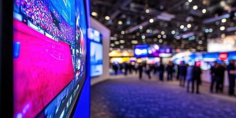 exhibit booth at las vegas electronics convention