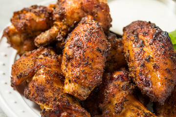 Homemade Smoked Buffalo Chicken Wings
