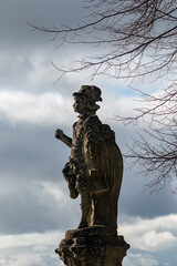 Vista parcial, Santuário do Bom Jesus do Monte, Braga, Portugal, é um icônico local turistico de peregrinação, conhecido por sua monumental escadaria barroca, jardins exuberantes e vistas panorâmicas.