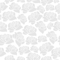 Seamless decorative pattern with flowers wallpaper festive birthday background art decor design for textile, paper	

