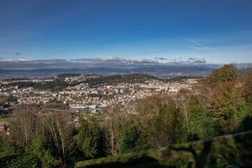 Paisagem da cidade de Braga, Vista a partir da escadaria do Bom Jesus do Monte.
