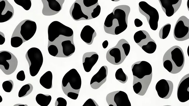 Stylish black and gray leopard print design on a light background for contemporary decor and fashion