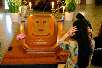 Tac Say Church, also known as Father Diep Church.  Francis Xavier Truong Buu Diep was a famous ...