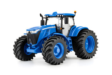 Obraz premium Big agricultural tractor isolated on a white background