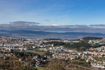Paisagem da cidade de Braga, Vista a partir da escadaria do Bom Jesus do Monte.
