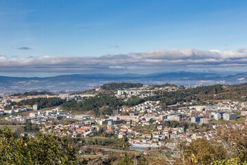Paisagem da cidade de Braga, Vista a partir da escadaria do Bom Jesus do Monte.