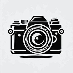 retro camera vector
