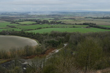 Fototapeta premium amazing english countryside view